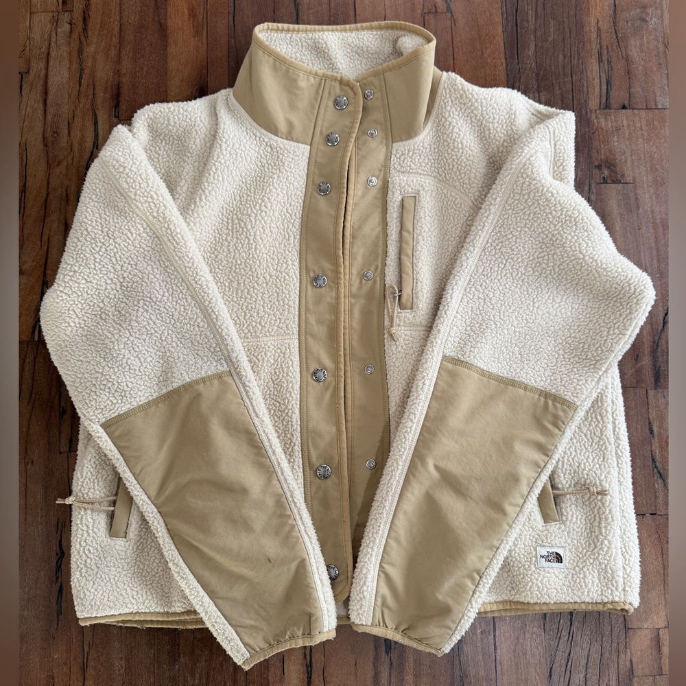 Northface teddy fleece jacket